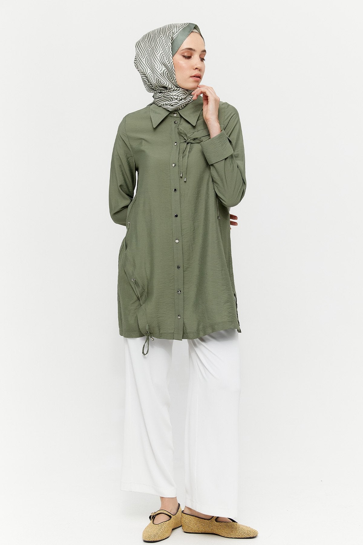 Tuniek met Oogjesdetail