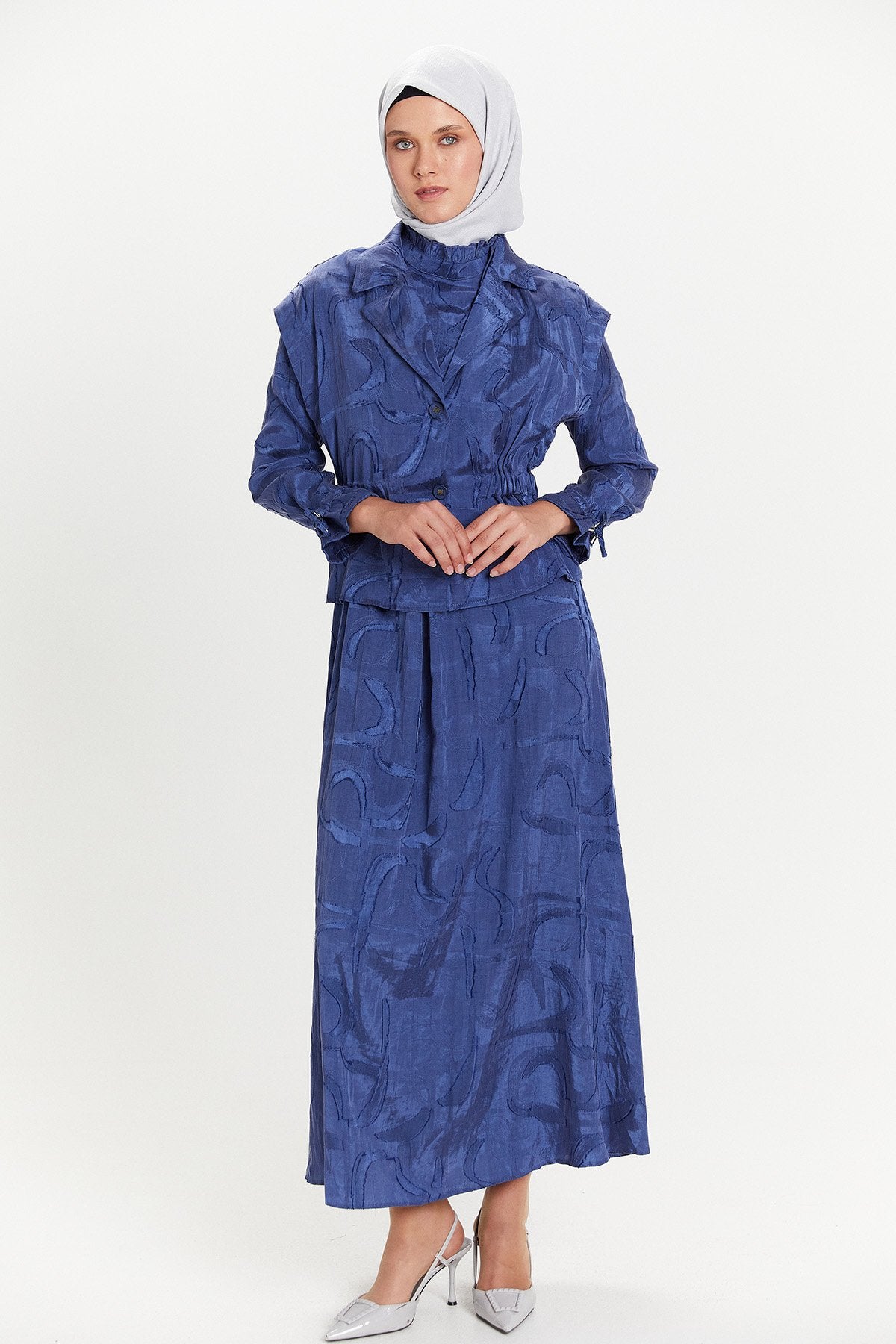Jacquard Two-Piece Set