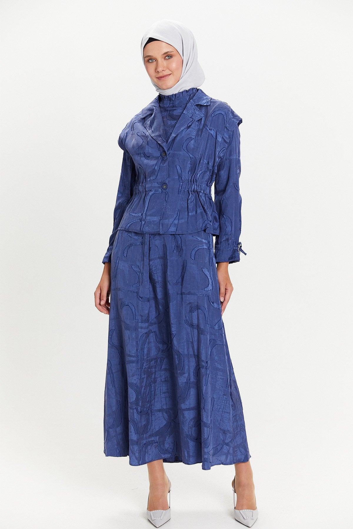 Jacquard Two-Piece Set