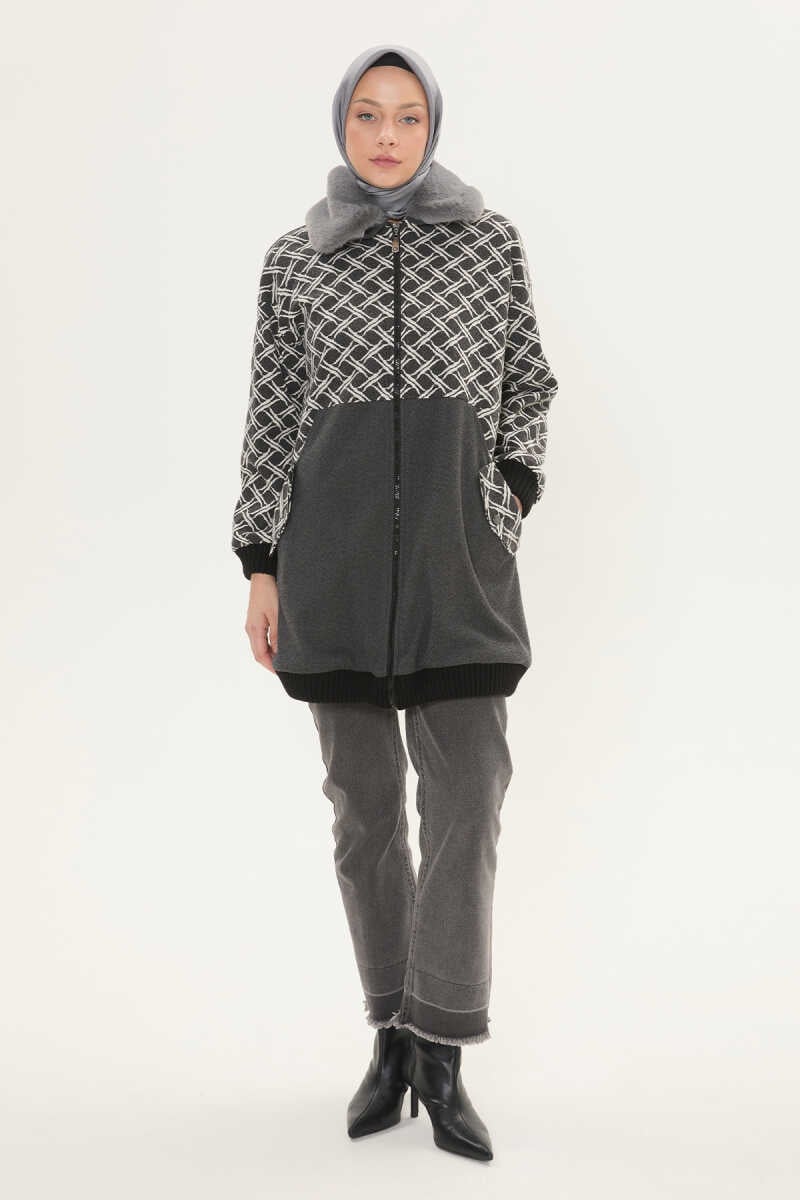 Sportjas met Afneembare Bontkraag