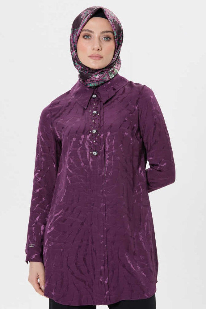 Jakarlı Şık Tunik