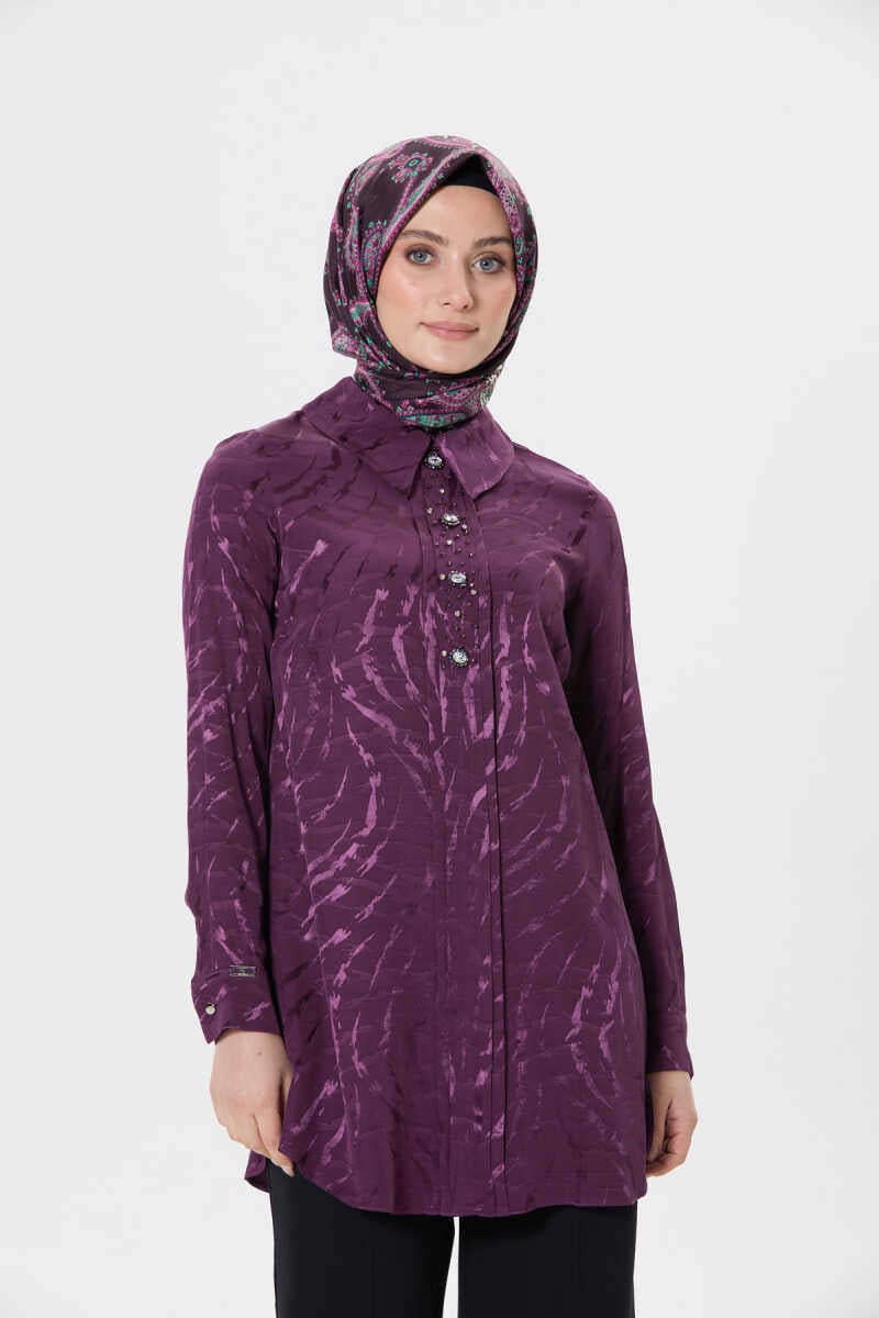 Jakarlı Şık Tunik