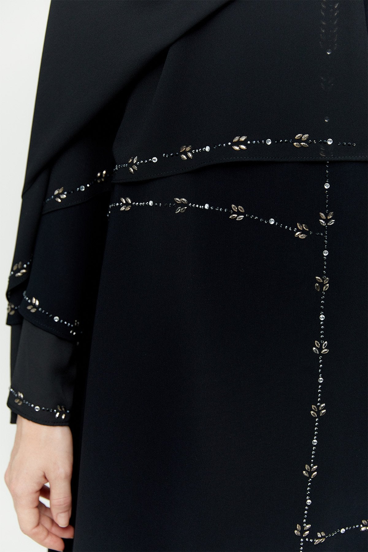 Feestjurk met sjaalaccessoire