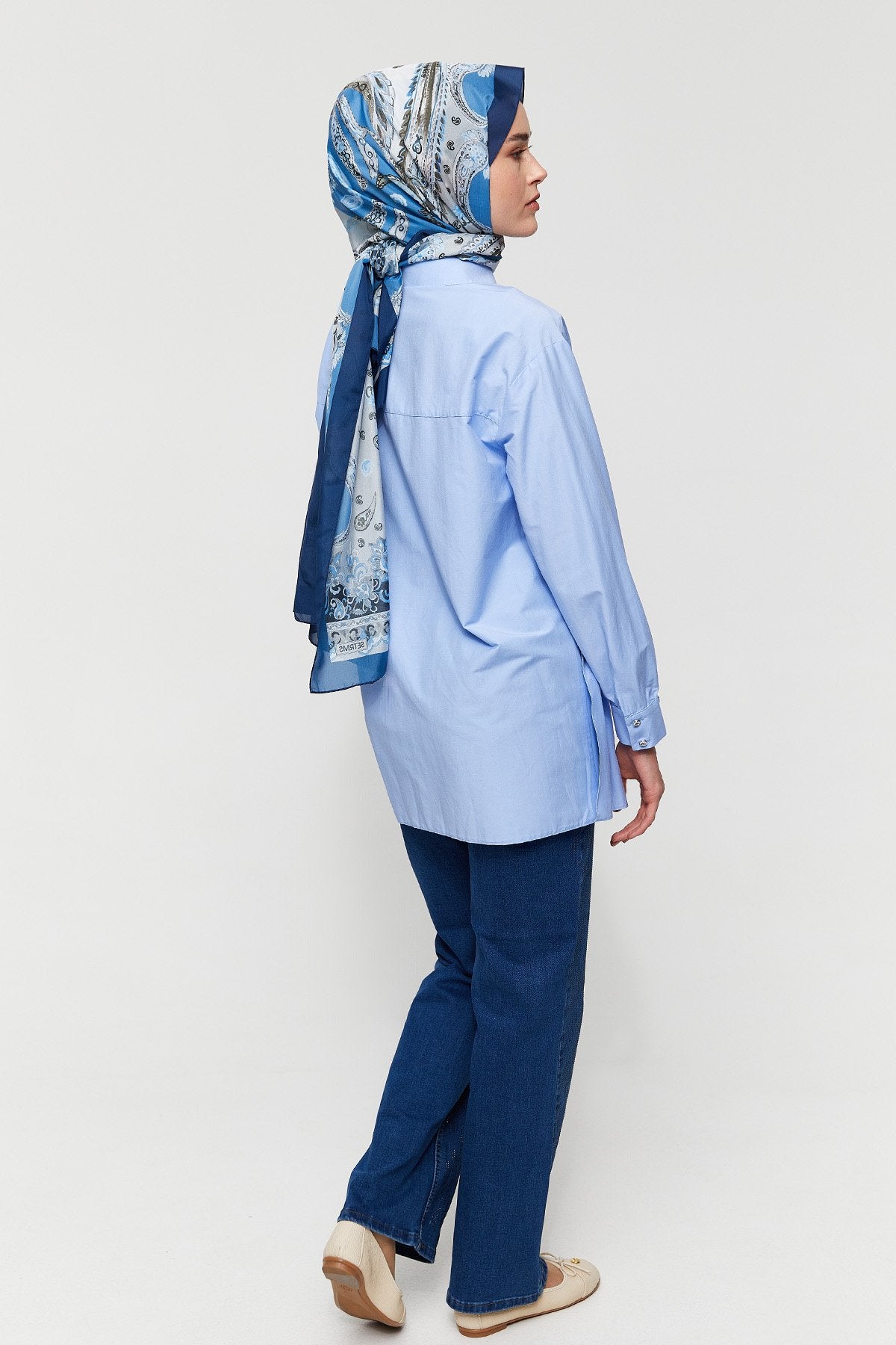 Katoenen Blouse met Volants