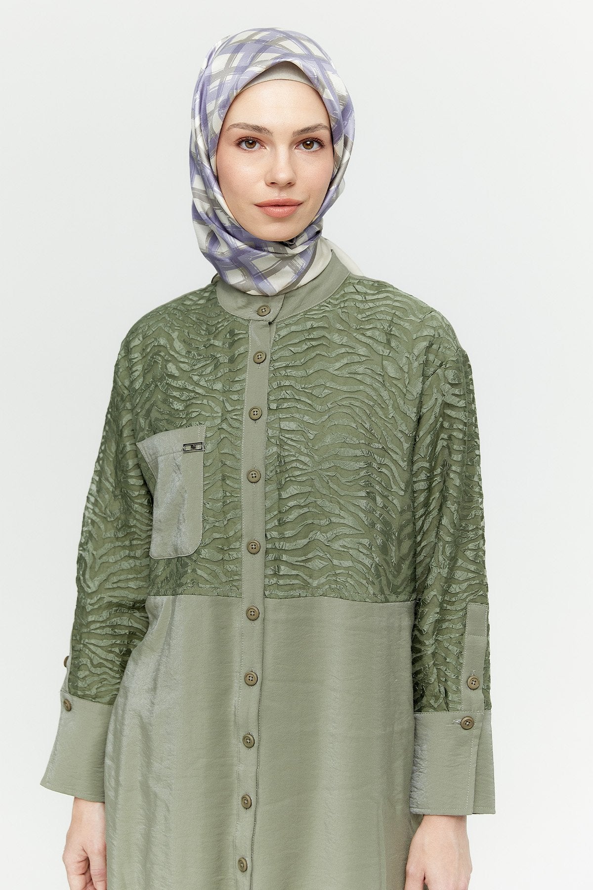 Organze Kombin İki Parçalı Set