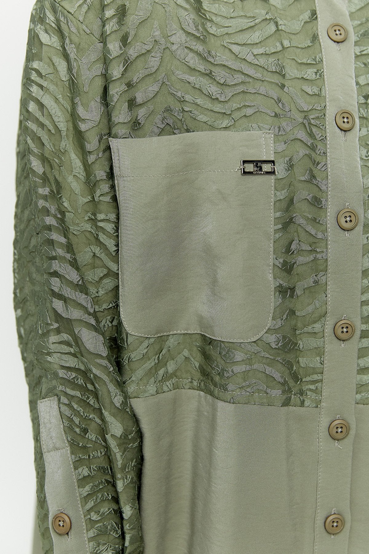 Organze Kombin İki Parçalı Set